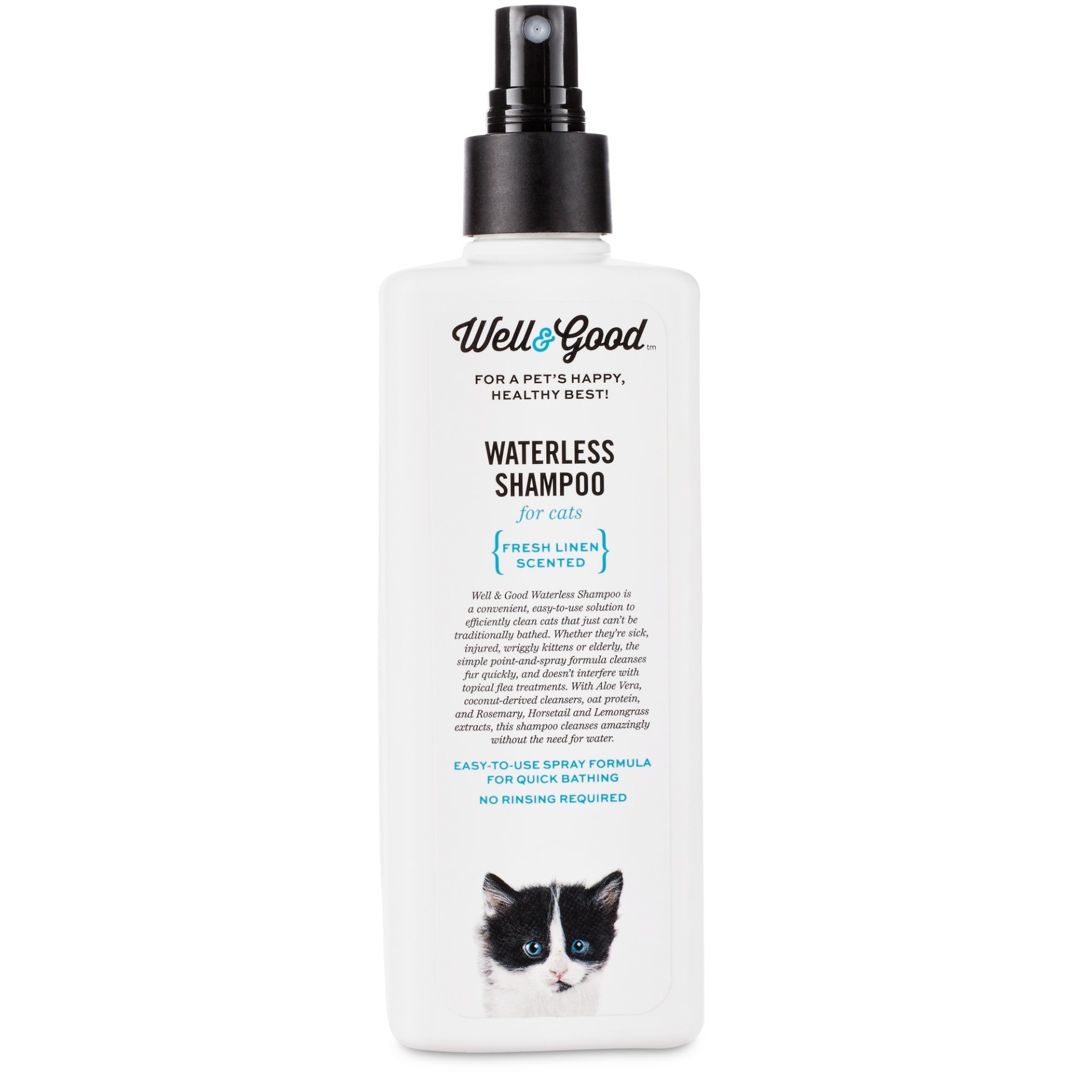 slide 1 of 1, Well & Good Waterless Cat Shampoo, 8 fl oz