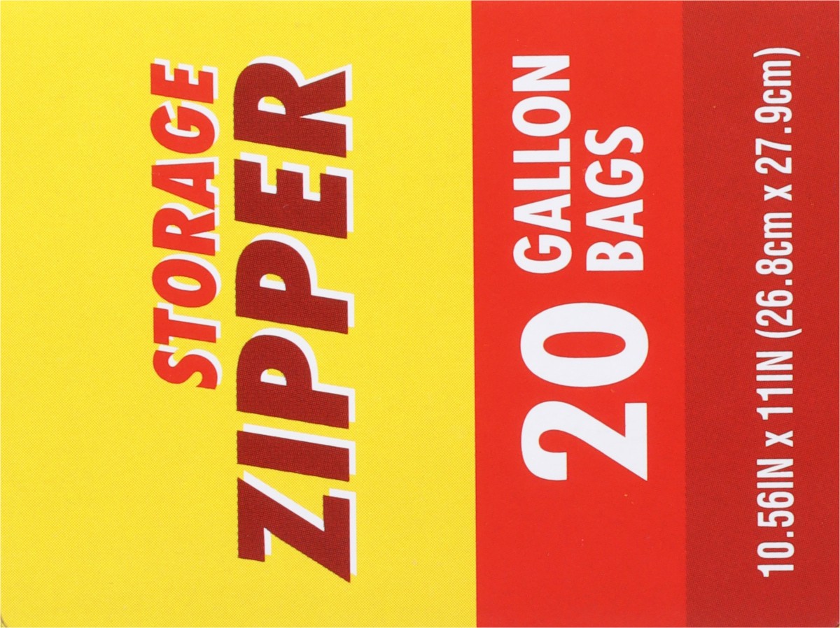 slide 2 of 9, Rouses Markets Gallon Zipper Storage Bags 20 ea, 20 ct