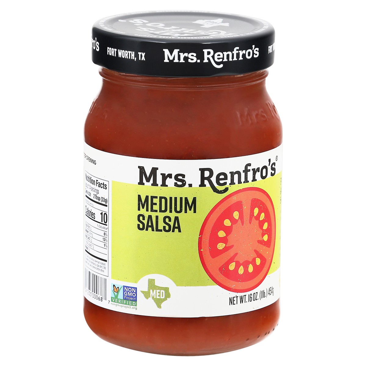 slide 9 of 9, Mrs. Renfro's Medium Salsa 16 oz, 16 oz