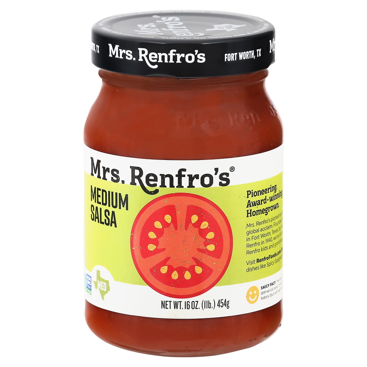 slide 6 of 9, Mrs. Renfro's Medium Salsa 16 oz, 16 oz