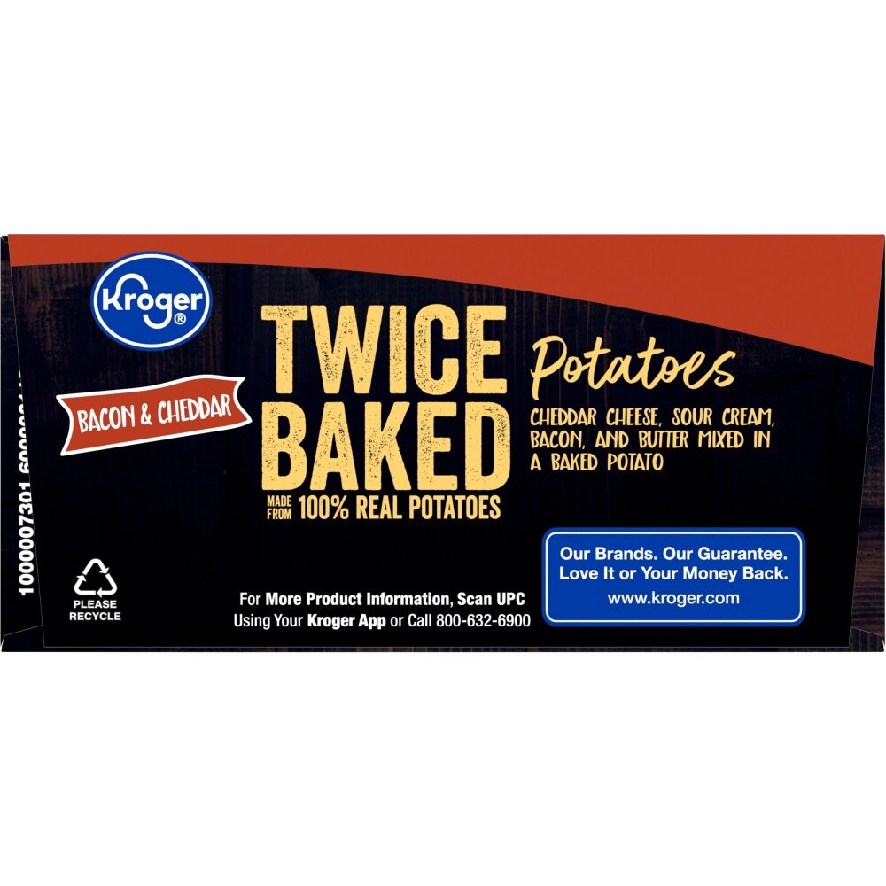 slide 4 of 6, Kroger Twice Baked Potatoes With Bacon & Cheddar, 10 oz