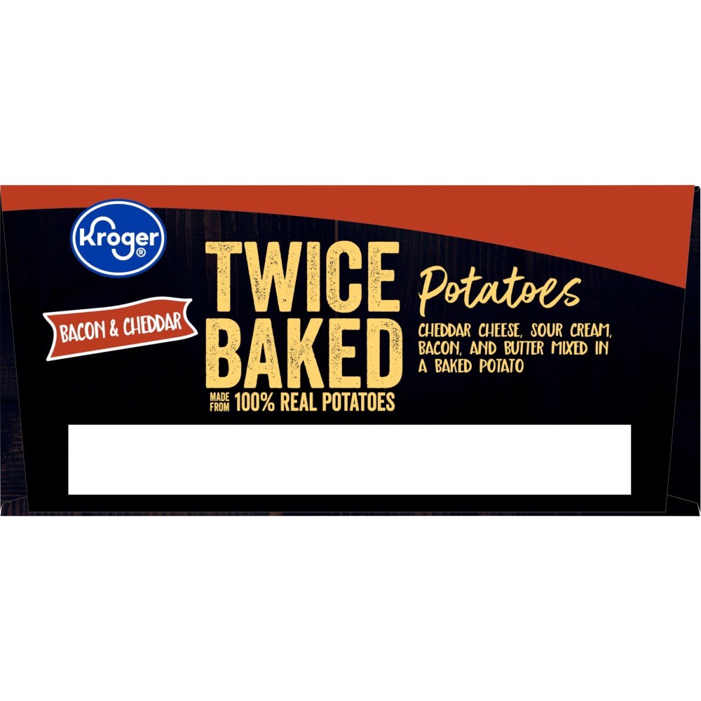 slide 5 of 6, Kroger Twice Baked Potatoes With Bacon & Cheddar, 10 oz