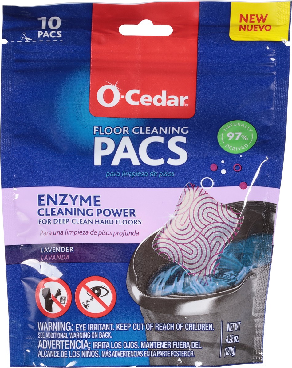 slide 7 of 8, O-Cedar O Cedar Pacs Hard Floor Cleaner Lavender, 10 ct