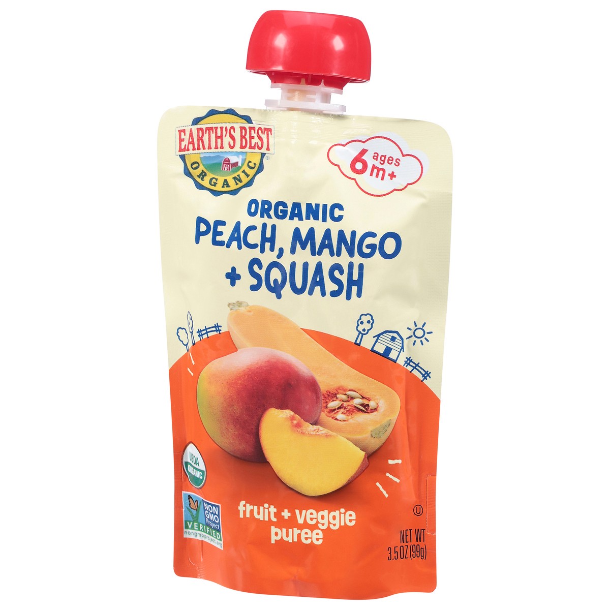 slide 2 of 4, Eb Org St2 Pch/mngo/sqs, 3 oz