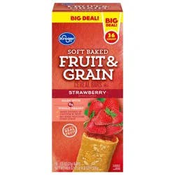 Kroger Soft Baked Fruit & Grain Strawberry Cereal Bar