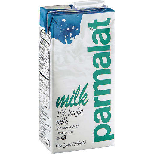slide 2 of 8, Parmalat Milk, 1% Lowfat, 32 gz