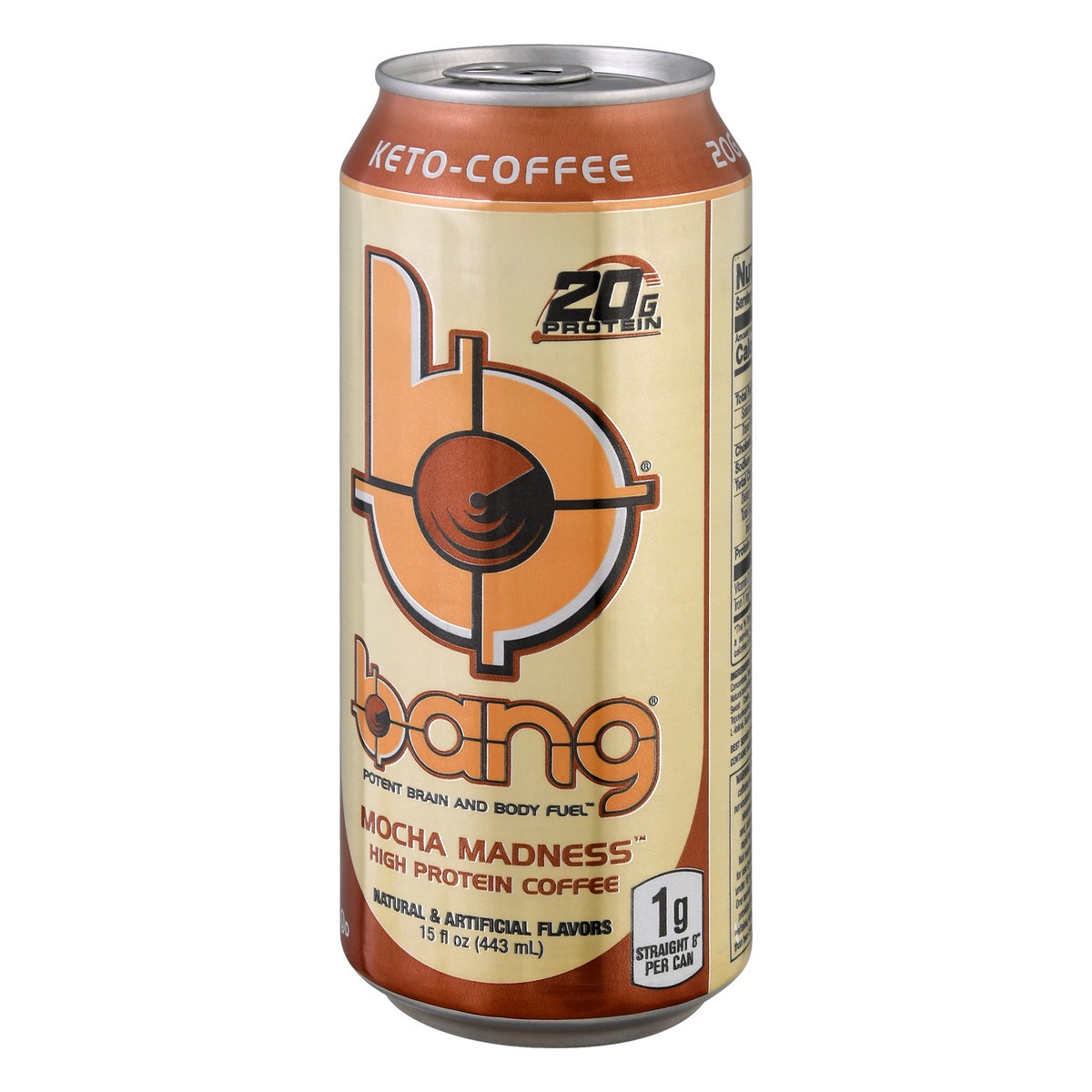 slide 3 of 9, Bang Keto Coffee Mocha Madness, 15 oz