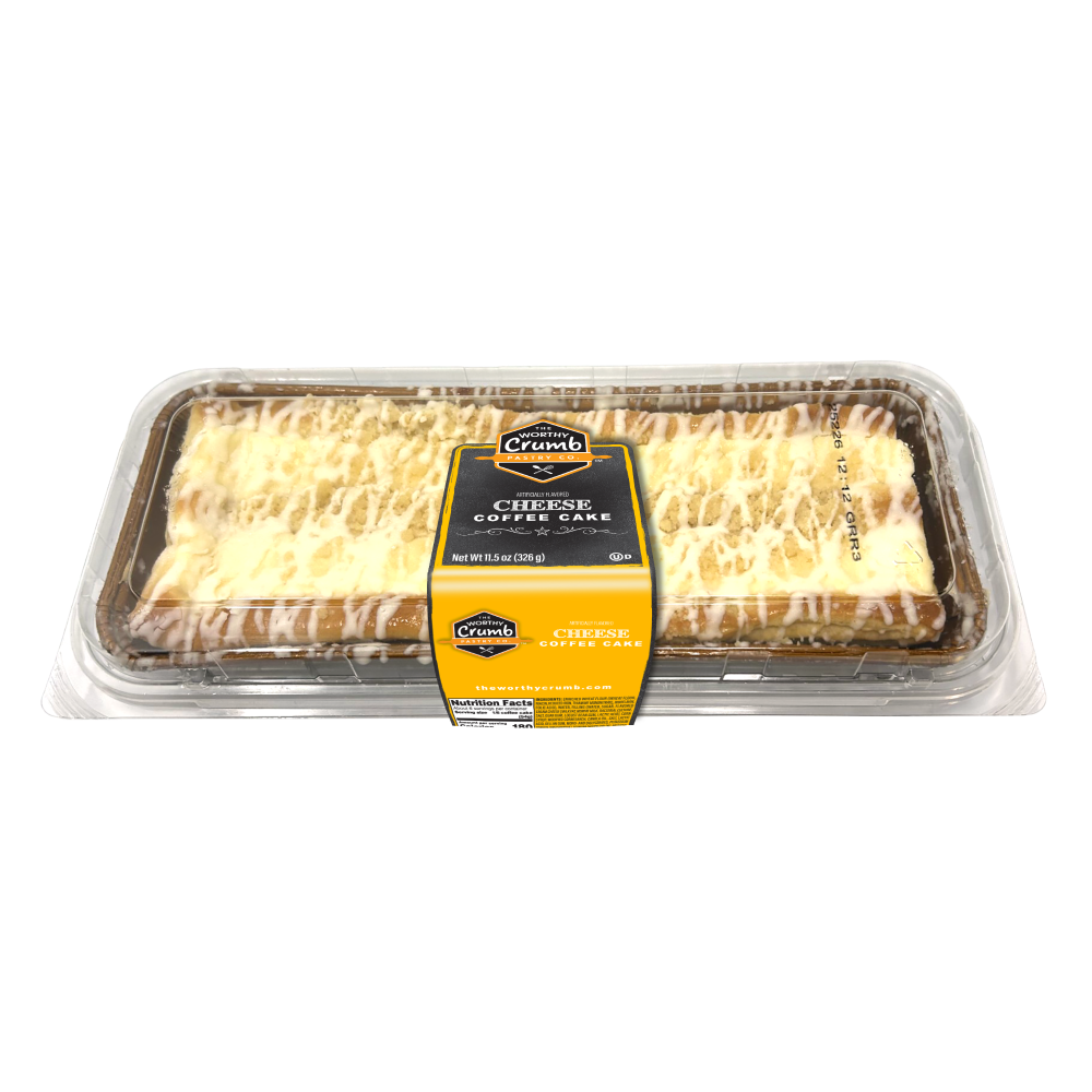 slide 1 of 1, The Worthy Crumb™ Cheese Coffee Cake, 11.5 oz