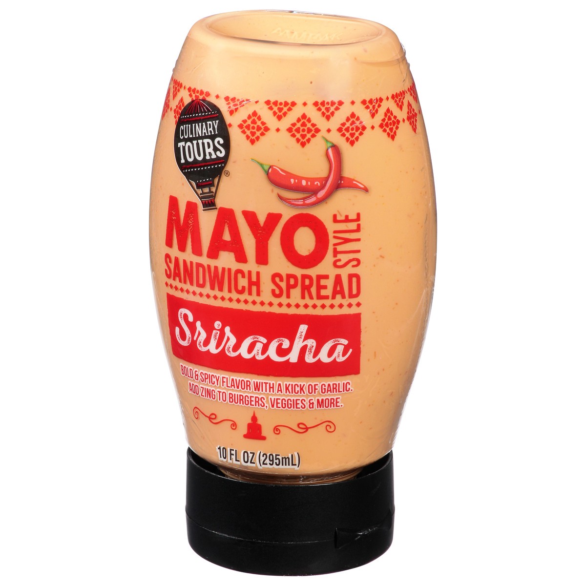 slide 2 of 15, Culinary Tours Mayo Style Sriracha Sandwich Spread 10 fl oz, 10 fl oz