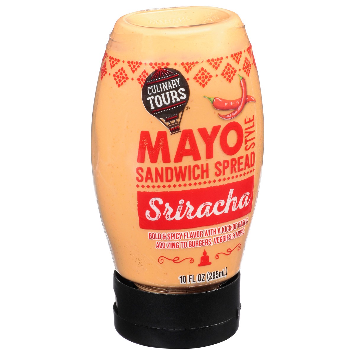 slide 10 of 15, Culinary Tours Mayo Style Sriracha Sandwich Spread 10 fl oz, 10 fl oz