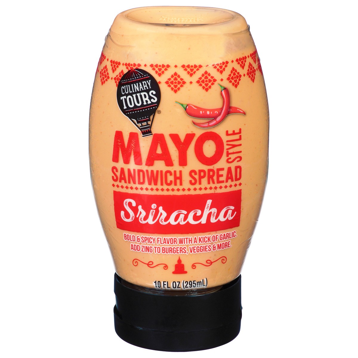 slide 1 of 15, Culinary Tours Mayo Style Sriracha Sandwich Spread 10 fl oz, 10 fl oz