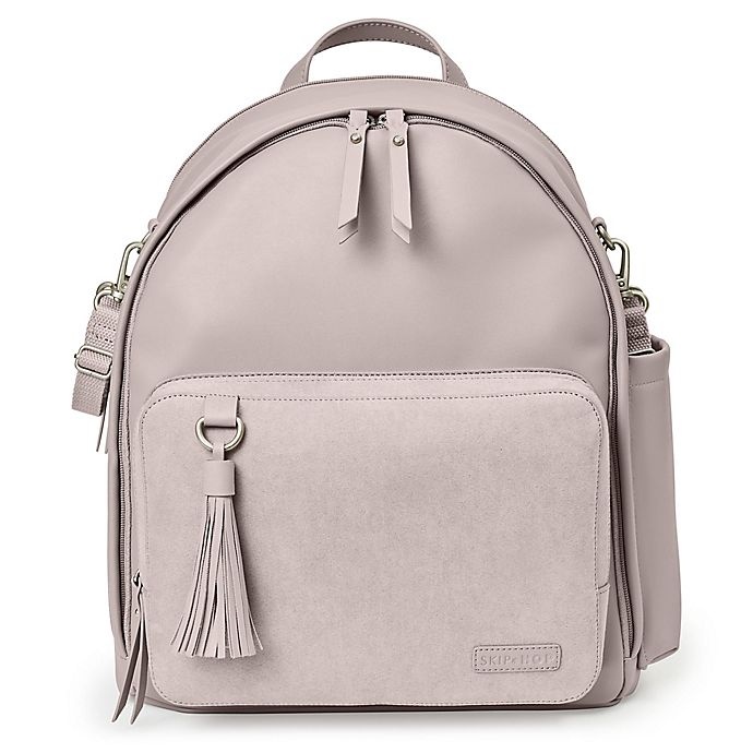 slide 1 of 10, Skip Hop SKIP*HOP Greenwich Simply Chic Backpack Diaper Bag - Portobello, 1 ct