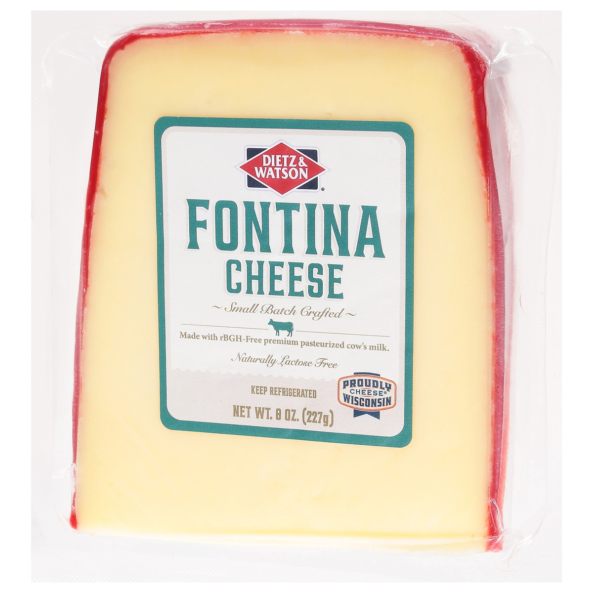 slide 13 of 14, Dietz & Watson Fontina Cheese 8 oz, 8 oz