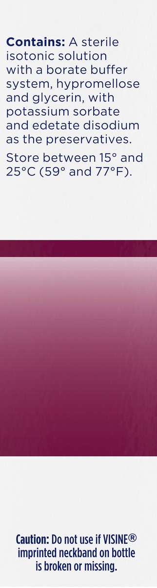 slide 4 of 7, Visine For Contacts Lubricating + Rewetting Drops, Sterile Refreshing & Rewetting Drops for Daily and Soft Contact Lenses, Thimerosal-Free, 0.5 fl. oz, 0.50 fl oz