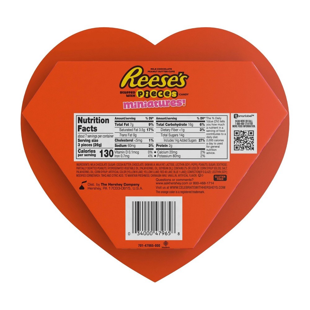 slide 3 of 3, Reese's Pieces Miniatures Peanut Butter Cups Milk Chocolate 6.5 oz, 6.5 oz