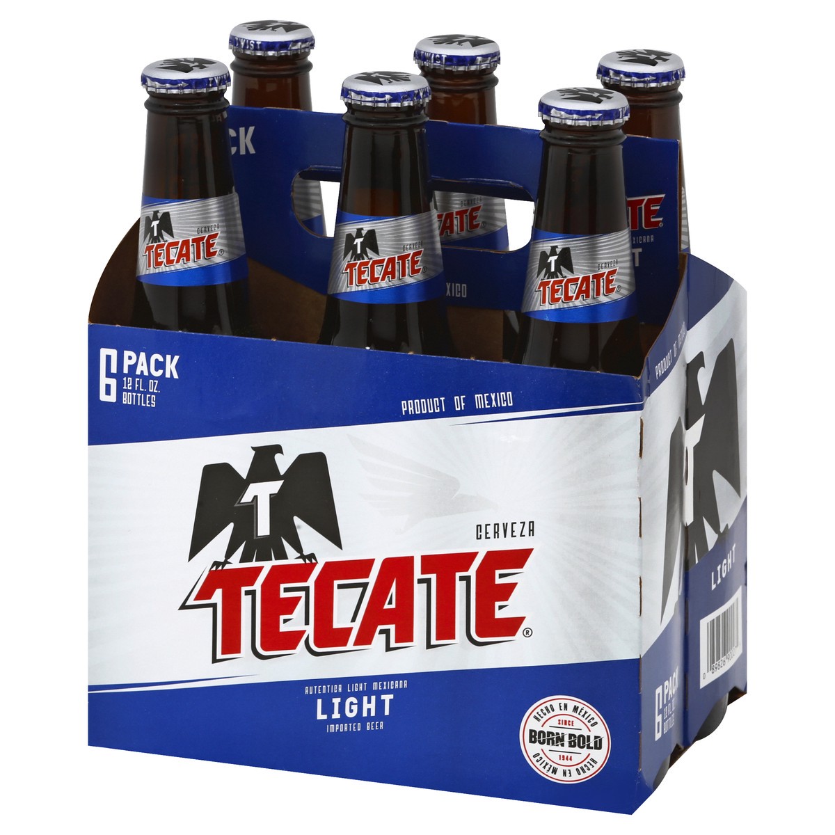 slide 3 of 8, Tecate Cerveza Light Beer, 6 ct; 12 oz