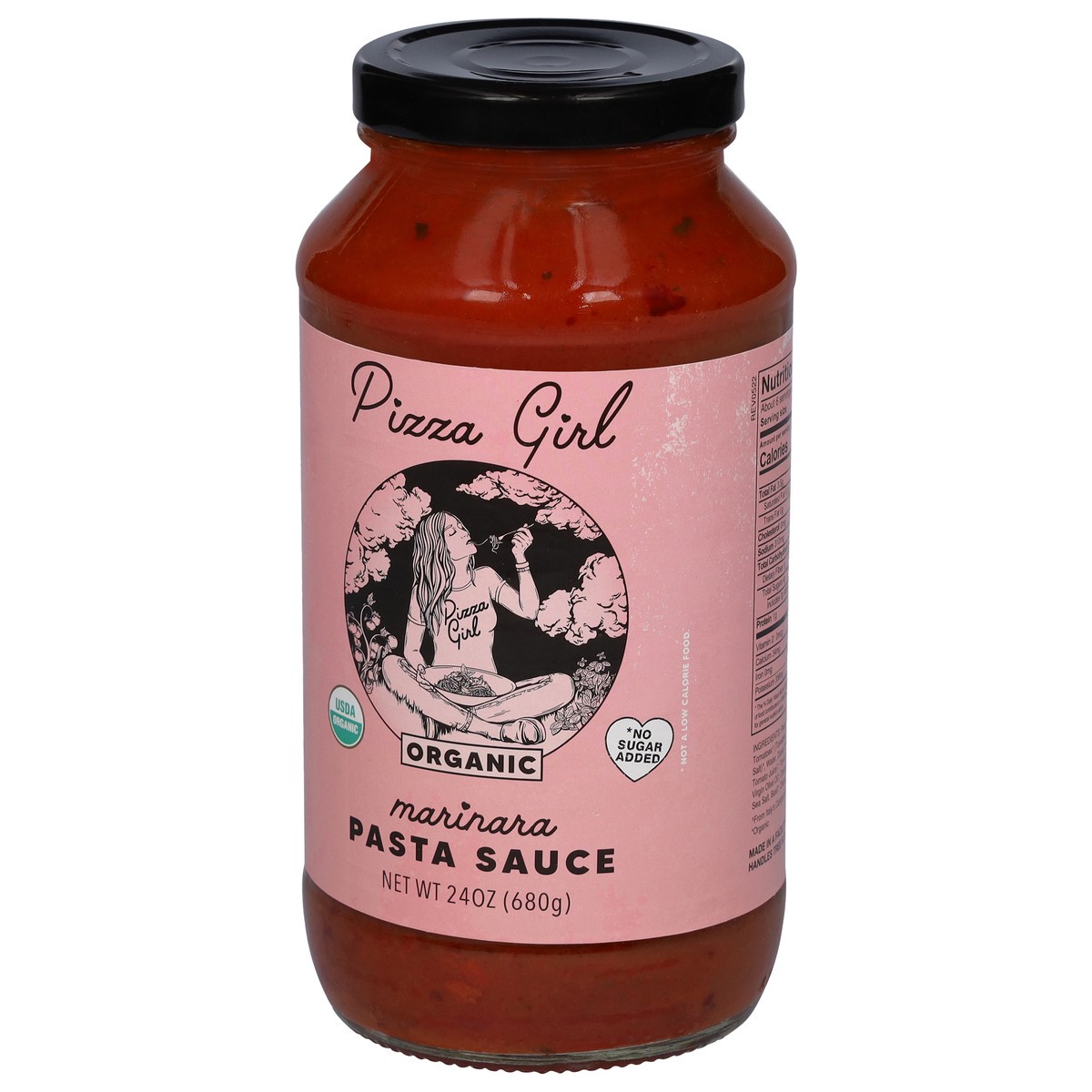 slide 6 of 13, Pizza Girl Organic Marinara Pasta Sauce 24 oz, 24 oz