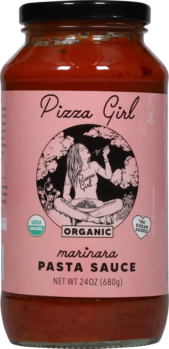 slide 3 of 13, Pizza Girl Organic Marinara Pasta Sauce 24 oz, 24 oz
