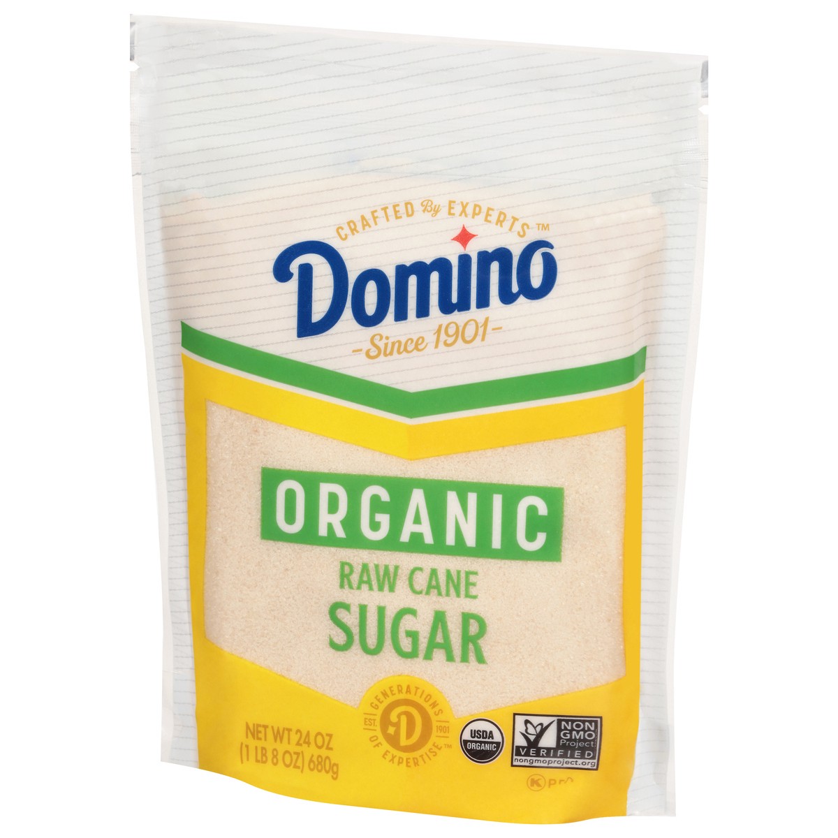 slide 4 of 9, Domino Pure Cane Certified Organic Sugar, 24 oz