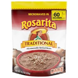 Rosarita Traditional Microwavable Refried Beans 15.2 oz