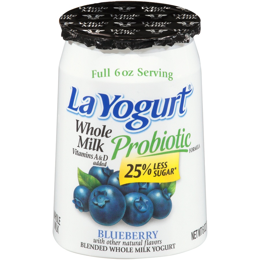 slide 1 of 6, La Yogurt La Yog Wm Prbtc Blue, 6 oz