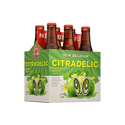 slide 1 of 1, New Belgium Brewing Company New Belgium Citradelic Exotic Lime Ale, 6 ct; 12 fl oz