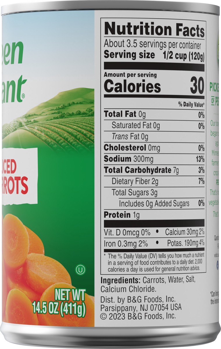 slide 8 of 9, Green Giant Carrots, 14.5 oz