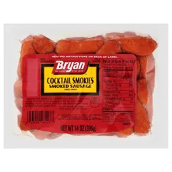 Bryan Cocktail Smokies Smoked Sausage, 14 oz.
