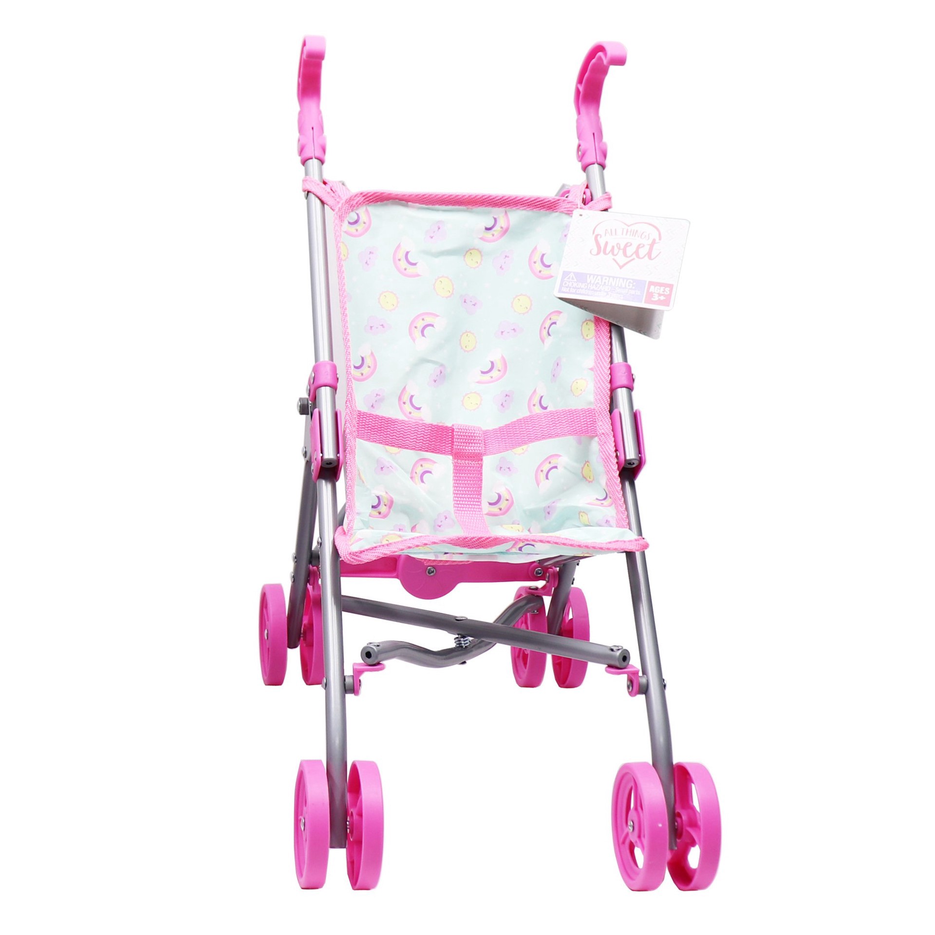 slide 1 of 1, All Things Sweet Foldable Doll Stroller, 20 ft