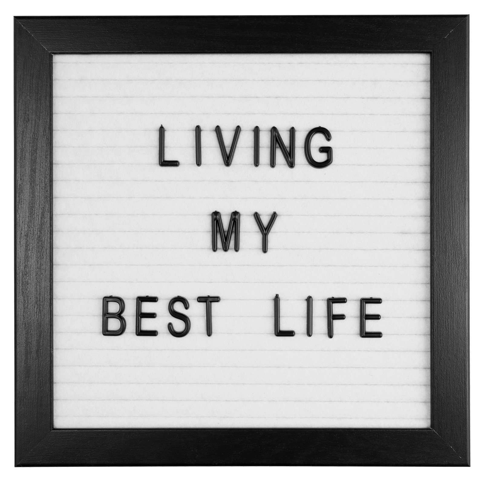 slide 5 of 5, 8" X 8" White Felt Letter Board By Make Market, 8 in x 8 in