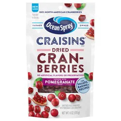 Ocean Spray Craisins Pomegranate Dried Cranberries Infused with Pomegranate Juice - 6 oz