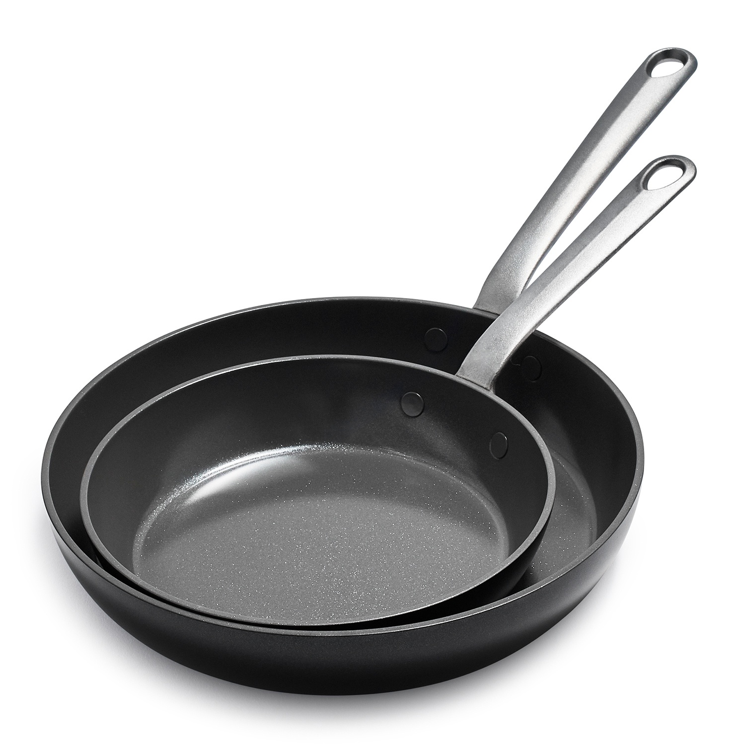 slide 1 of 1, GreenPan Craft Skillet Set, 8 in; 10 in