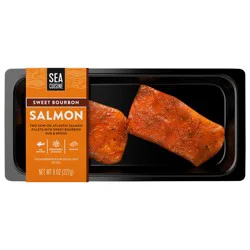 Sea Cuisine Sweet Bourbon Salmon Fillets, 8 oz
