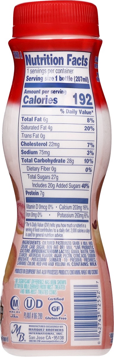 slide 2 of 13, El Mexicano Saborico Guava Yogurt Drink 7 fl oz, 7 fl oz