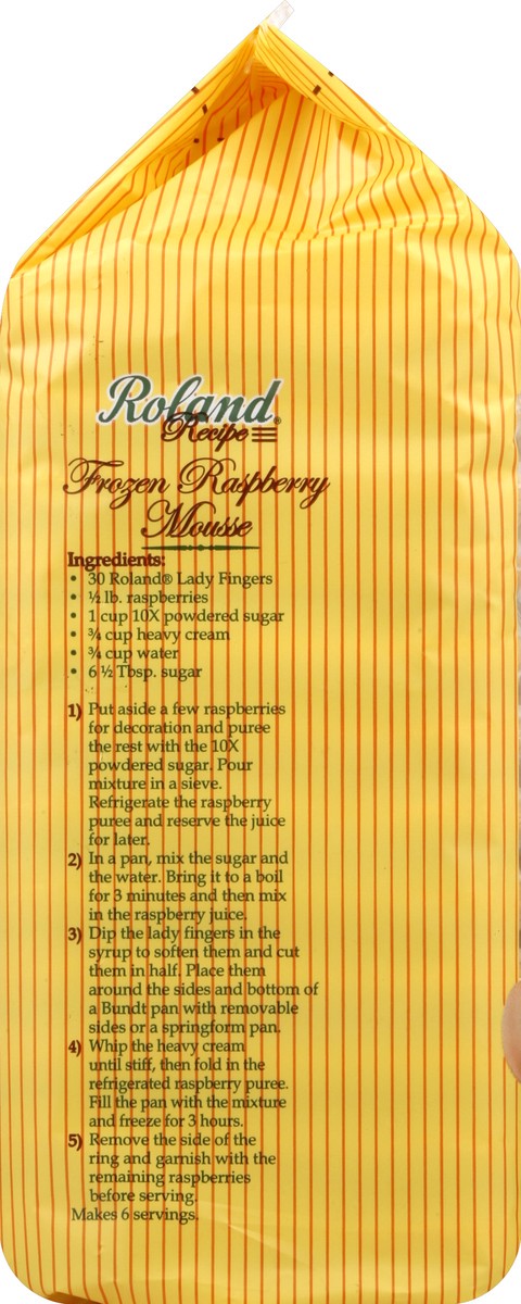 slide 5 of 5, Roland Lady Fingers Italian Cookies, 17.6 oz