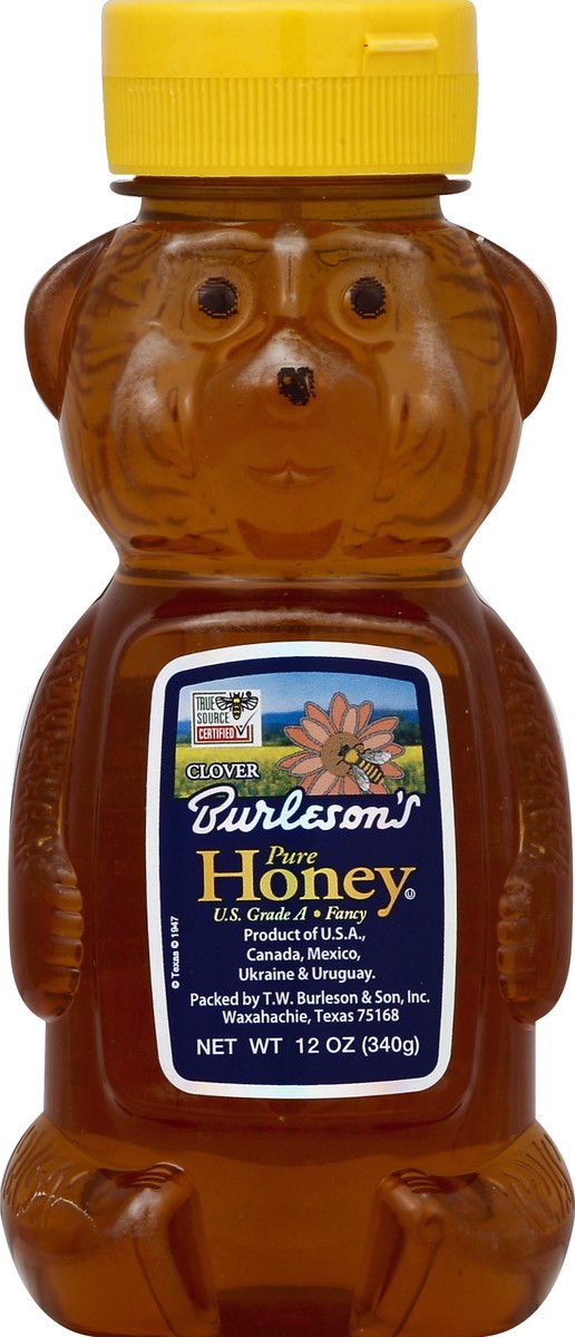 slide 2 of 3, Burleson's Honey 12 oz, 12 oz