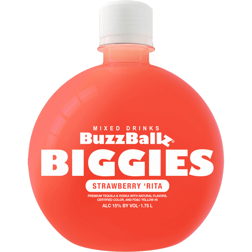 slide 1 of 1, Buzzballz Biggies Strbry Rita 1.75, 1.75 liter