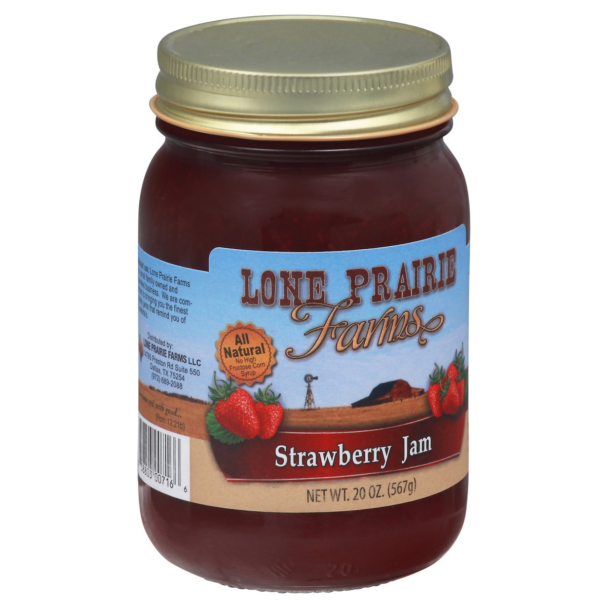 slide 5 of 9, Lone Prairie Farms Strawberry Jam 20 oz, 20 oz