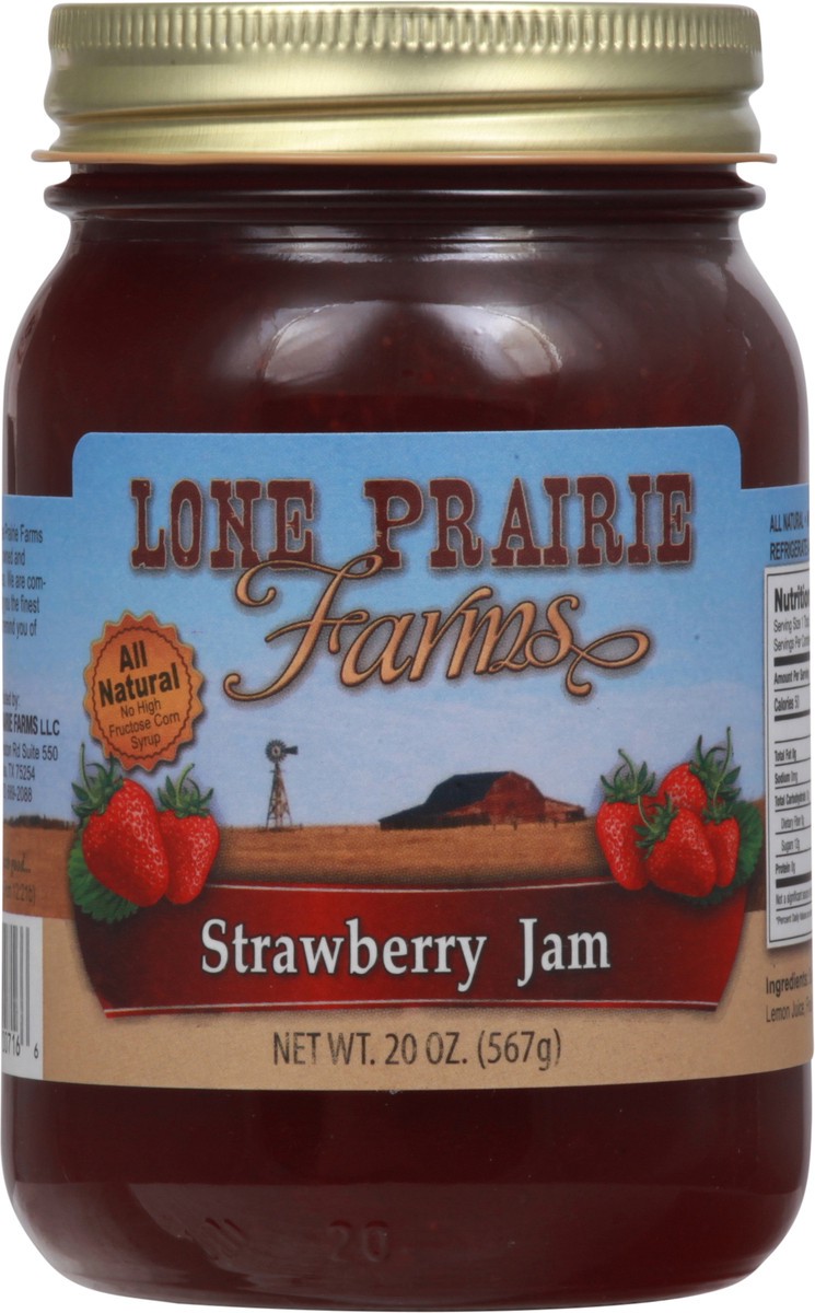 slide 9 of 9, Lone Prairie Farms Strawberry Jam 20 oz, 20 oz