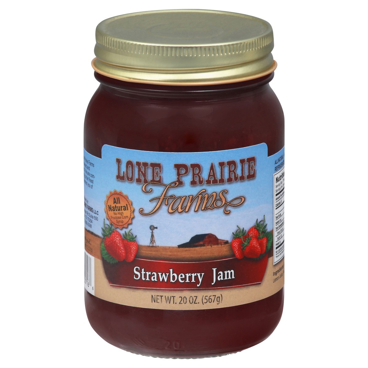 slide 1 of 9, Lone Prairie Farms Strawberry Jam 20 oz, 20 oz