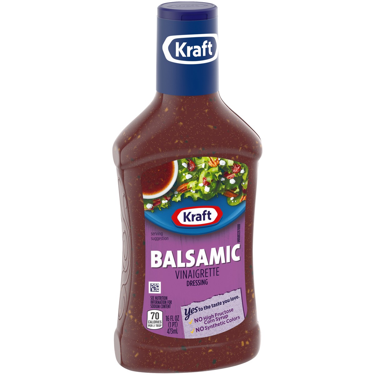 slide 3 of 14, Kraft Balsamic Vinaigrette, 16 fl oz Bottle, 16 fl oz