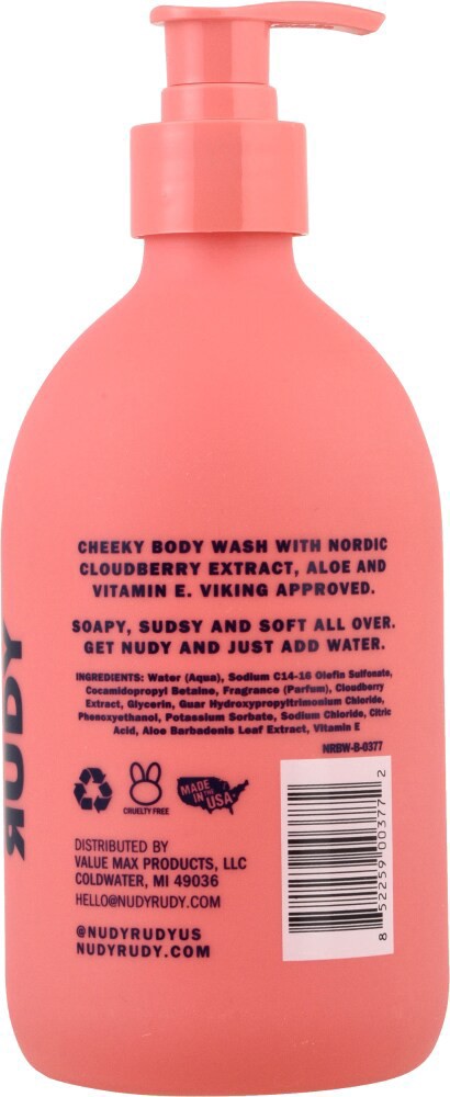 slide 3 of 4, Nudy Rudy Berrylicious Body Wash, 16.9 fl oz