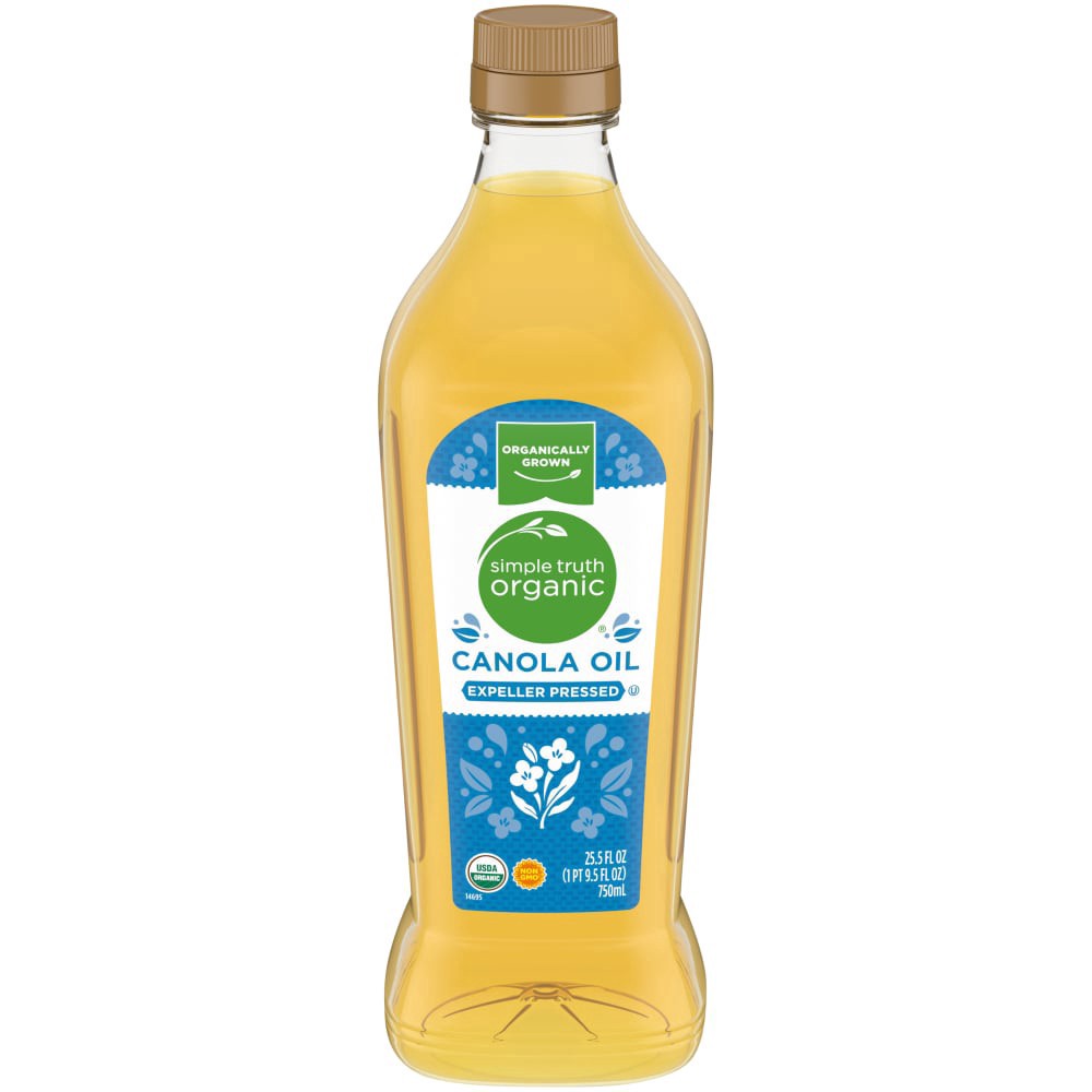 slide 3 of 3, Simple Truth Organic Canola Oil, 25.5 fl oz