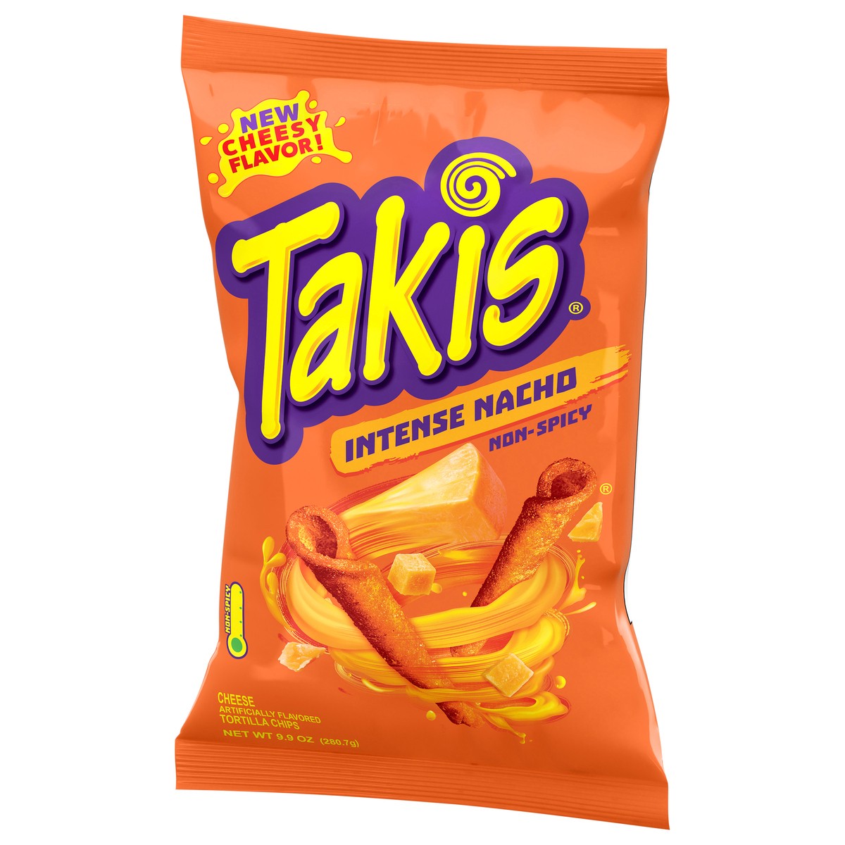 slide 4 of 9, Takis Zero Heat Intense Nacho Tortilla Chips 9.9 oz, 9.9 oz