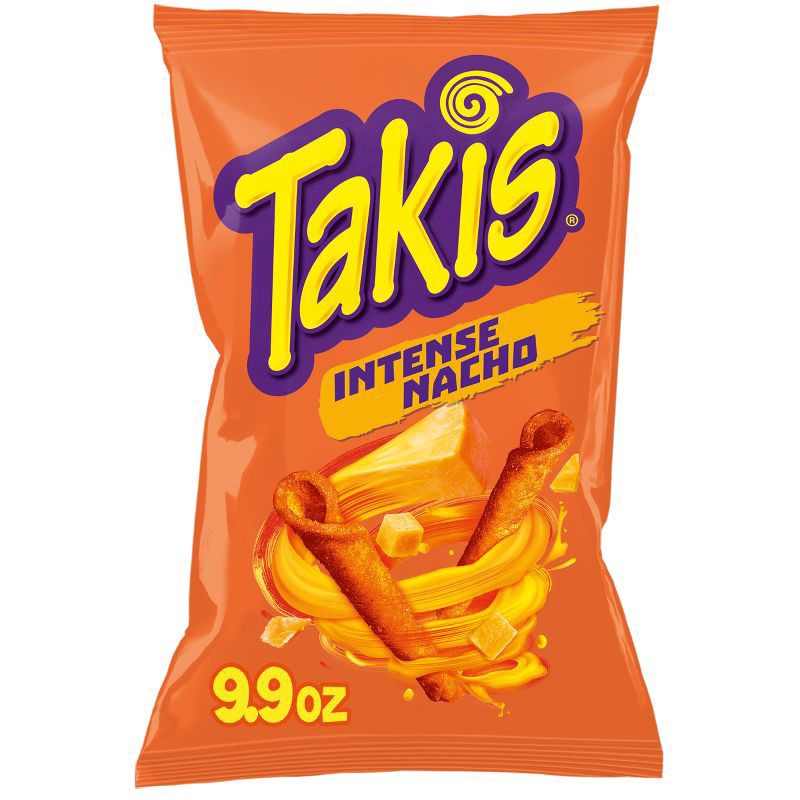 slide 1 of 9, Takis Zero Heat Intense Nacho Tortilla Chips 9.9 oz, 9.9 oz