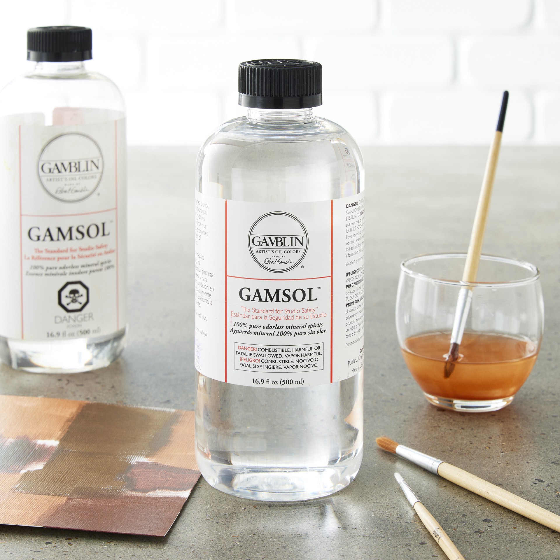 slide 2 of 2, Gamblin Gamsol, 16.9 fl oz