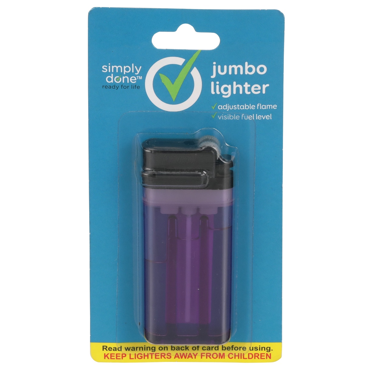 slide 1 of 1, Simply Done Lighter Jumbo, 1 ct