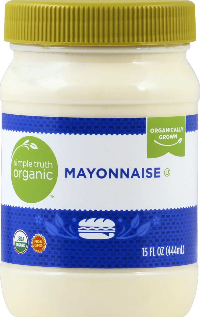 slide 3 of 4, Simple Truth Organic Mayonnaise 15 oz, 15 oz