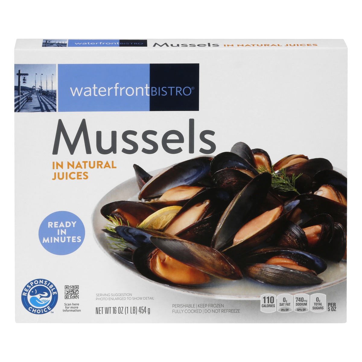 slide 1 of 1, Waterfront Bistro Mussels 16.0 oz, 