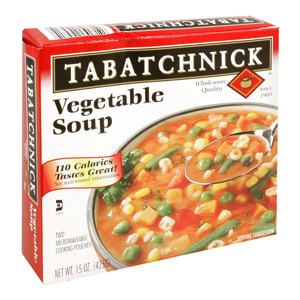 slide 1 of 1, Tabatchnick Vegetable Soup, 15 oz